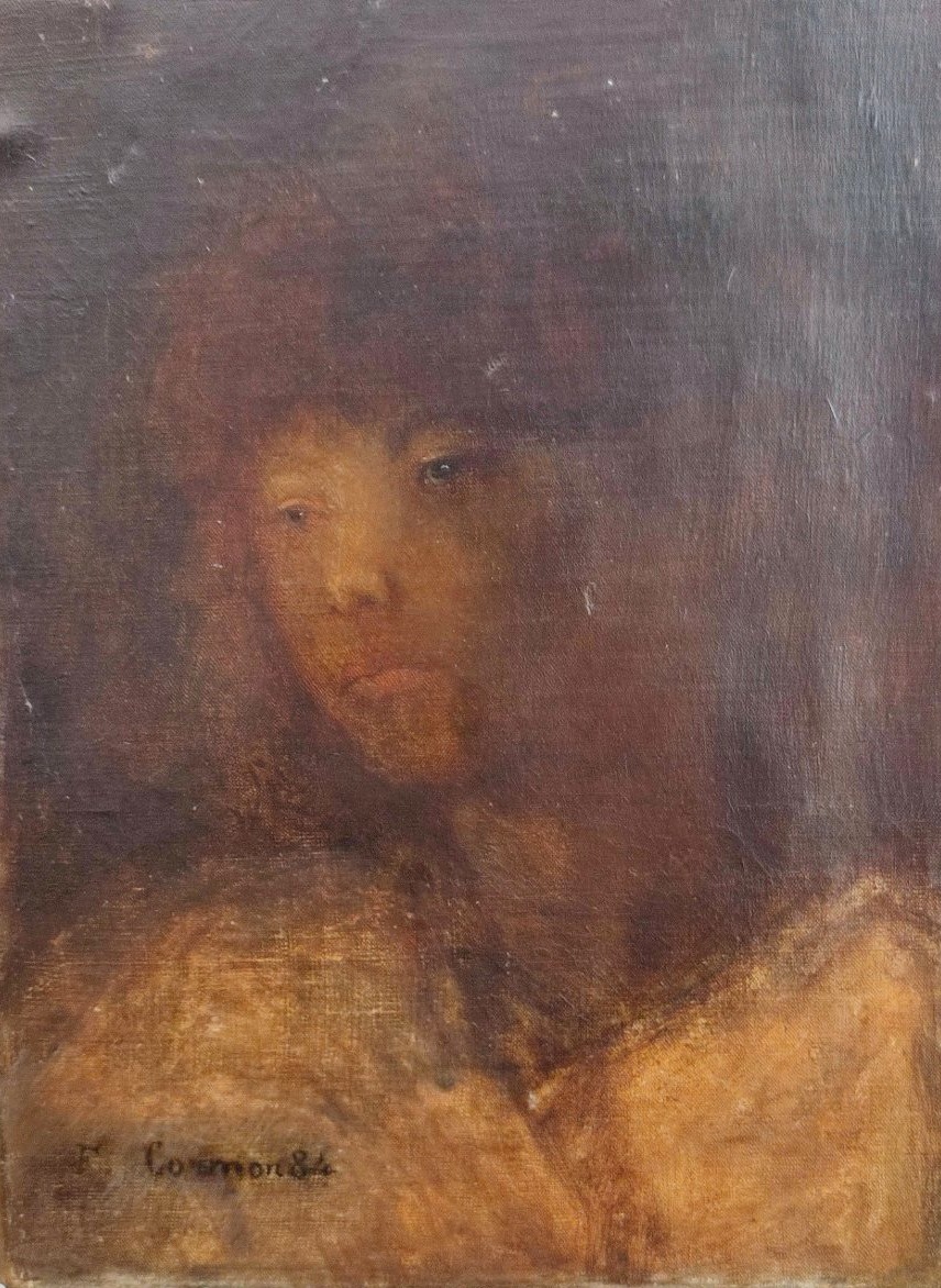 Tête de sauvage. Fernand Cormon . Vers 1880