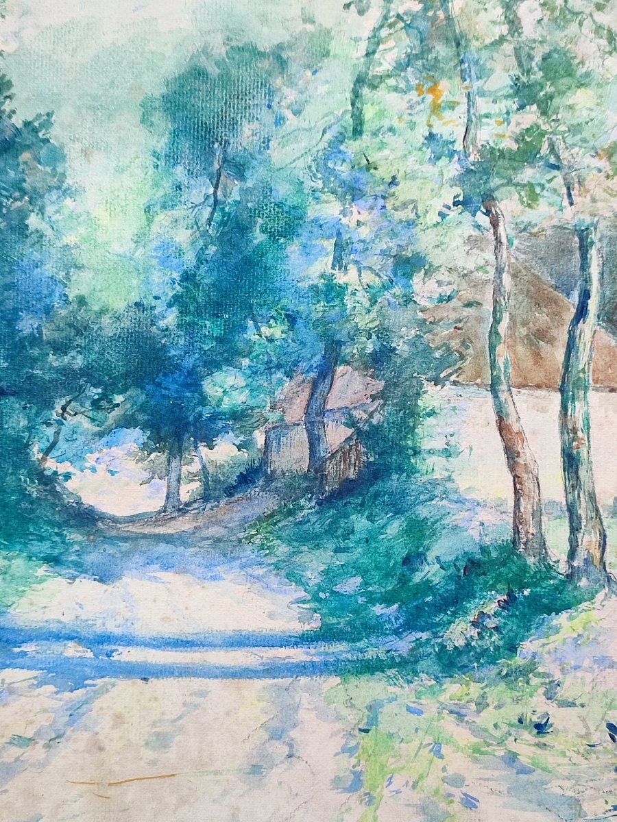 Fernand Couly. Landscape In Blue Light -photo-2