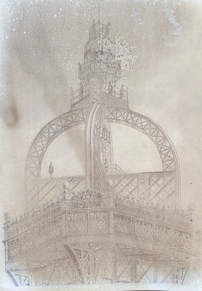 La Tour Eiffel. Photos, tirages d'époque -photo-1
