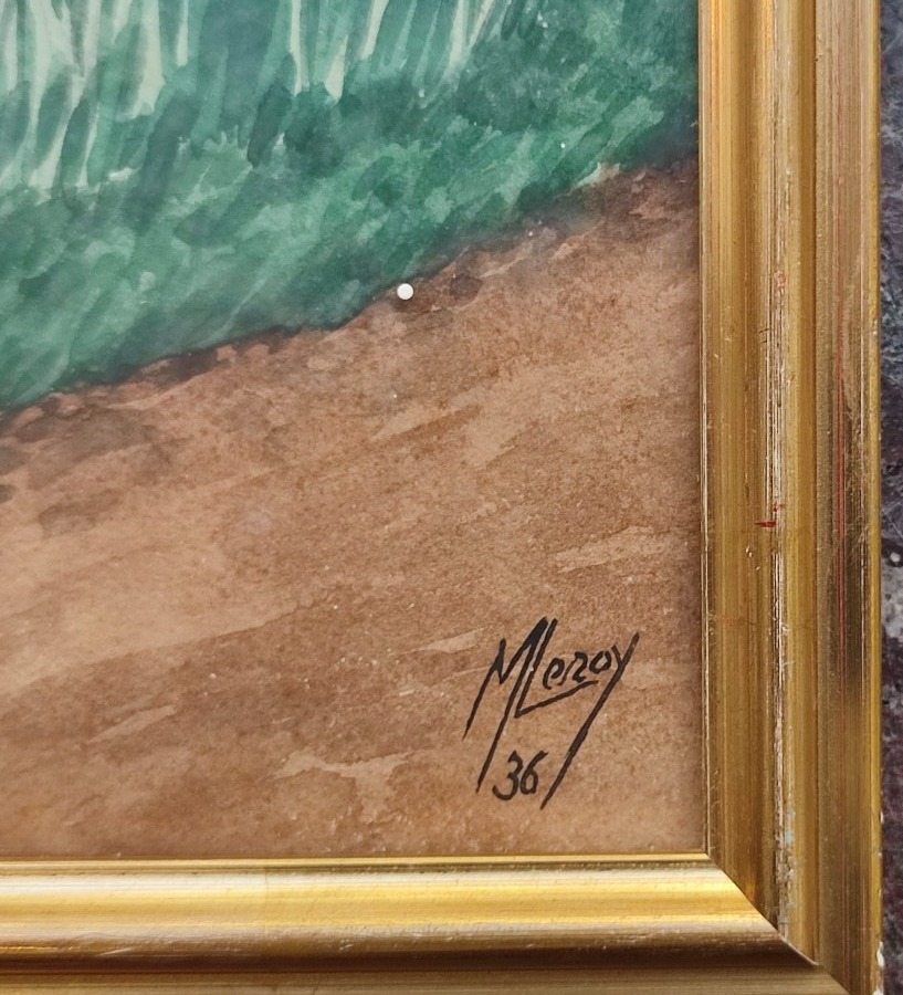 Maurice Leroy. A Corner Of The Garden -photo-2