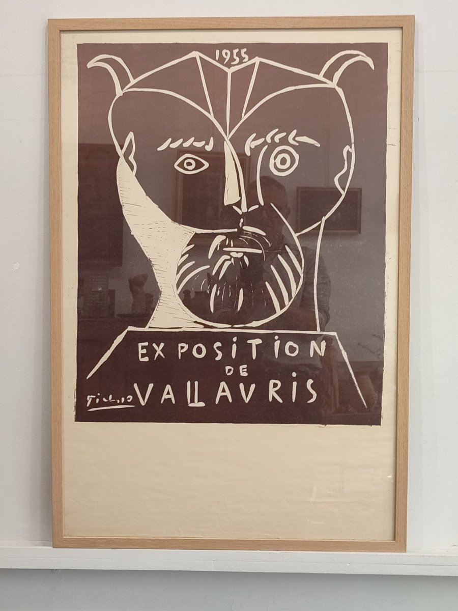 Pablo Picasso. The Faun. A Rare And  Original Linocut By The Artist, 1955.