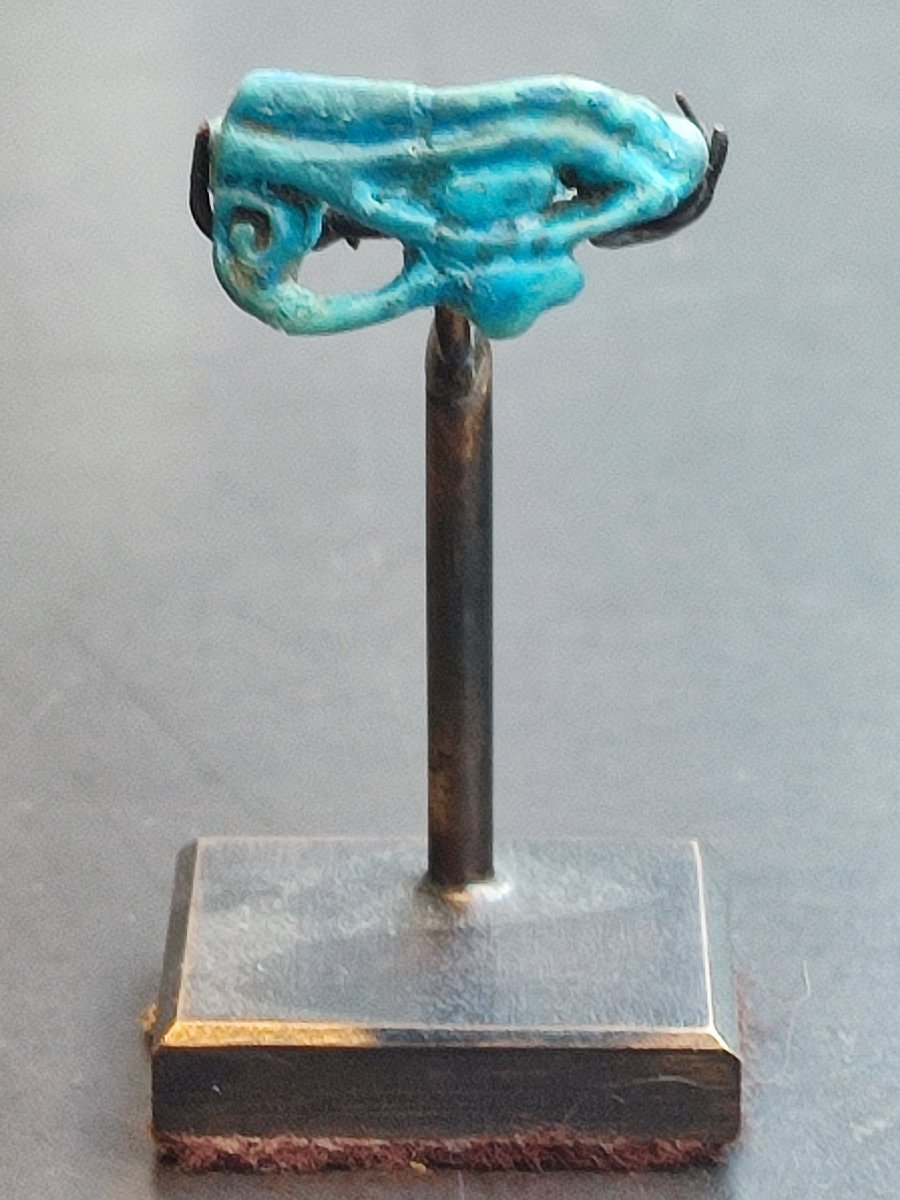 Amulette oeil d'Horus, bague Egypte du Nouvel Empire -photo-1