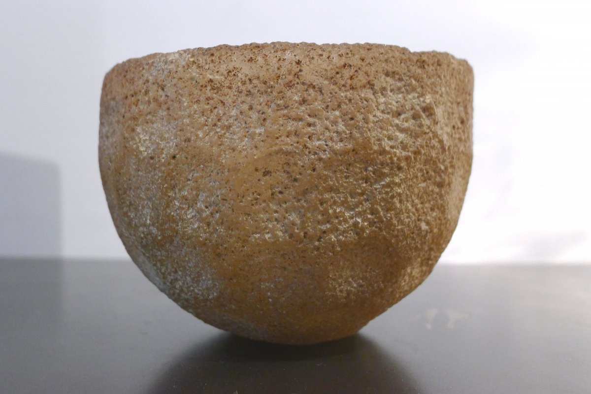 Sassanid Glass Bowl Molded In Honeycombs From The 7th Century.-photo-1