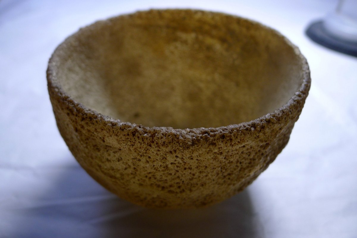 Sassanid Glass Bowl Molded In Honeycombs From The 7th Century.-photo-2