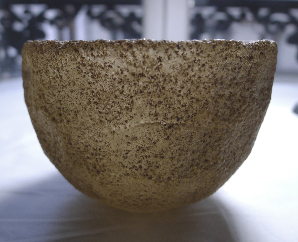 Sassanid Glass Bowl Molded In Honeycombs From The 7th Century.-photo-3