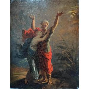 Oedipe Et Antigone. école Néo Classique. 18 ème Siècle 