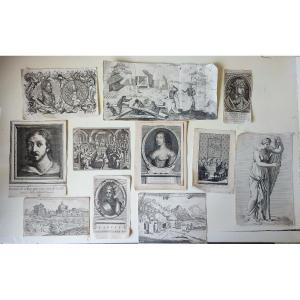 Vignettes And Engravings From The 16th To 18th Century. 40 Pieces