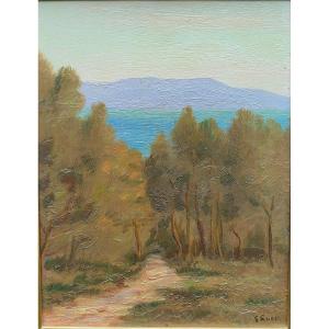 Cap d 'Antibes. Georges Huet.1898.