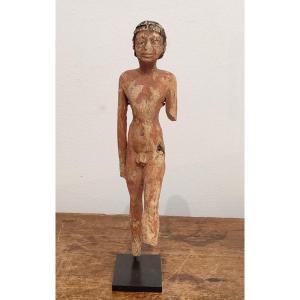 Personnage masculin de barque funéraire. Egypte Ancien Empire.