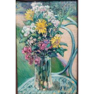 The Garden Bouquet. Attributed To Theo Van Rysselberghe 