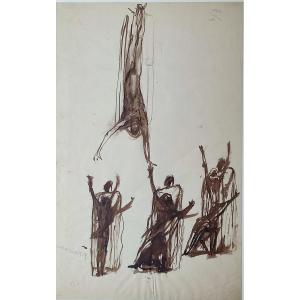 Pavel Tchelitchew.  Étude pour Phenomena. 1938