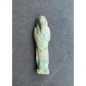 Amulette Petit oushebti pour les bandelettes. Egypte de la Basse Époque.