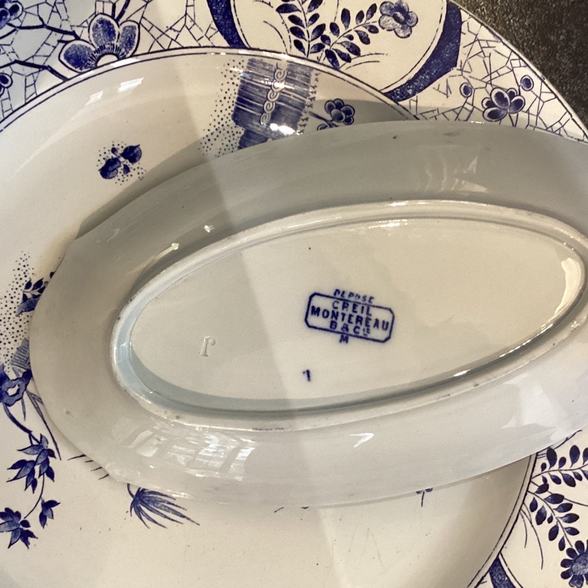 Creil Et Montereau - Important Part Of Earthenware Table Service, Japan Decor-photo-2