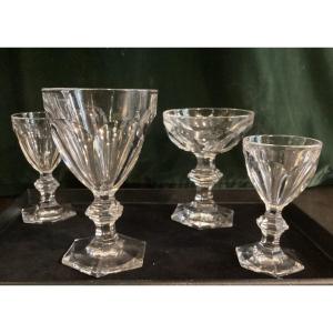 Baccarat - Early 20th Century Crystal Glass Service, Harcourt Model