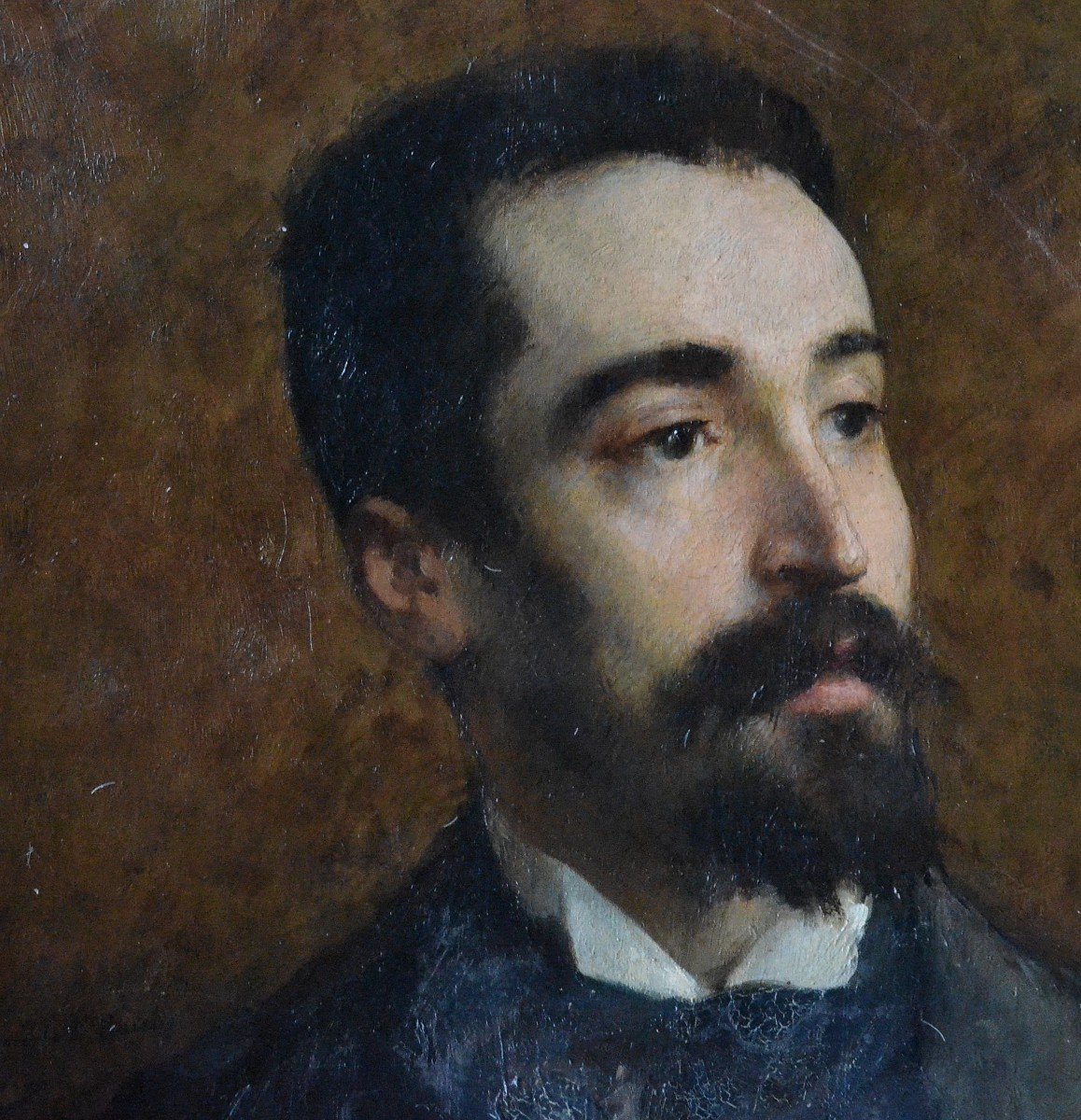« Portrait d’homme » Henri-Léopold Lévy (1840 – 1904)-photo-3