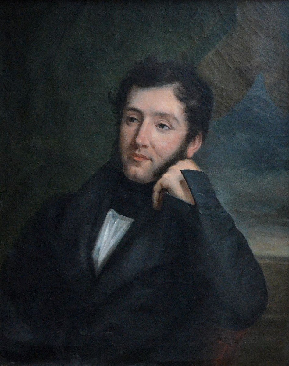 Portrait du Marquis Joseph de Bourdeille (détail)-photo-3