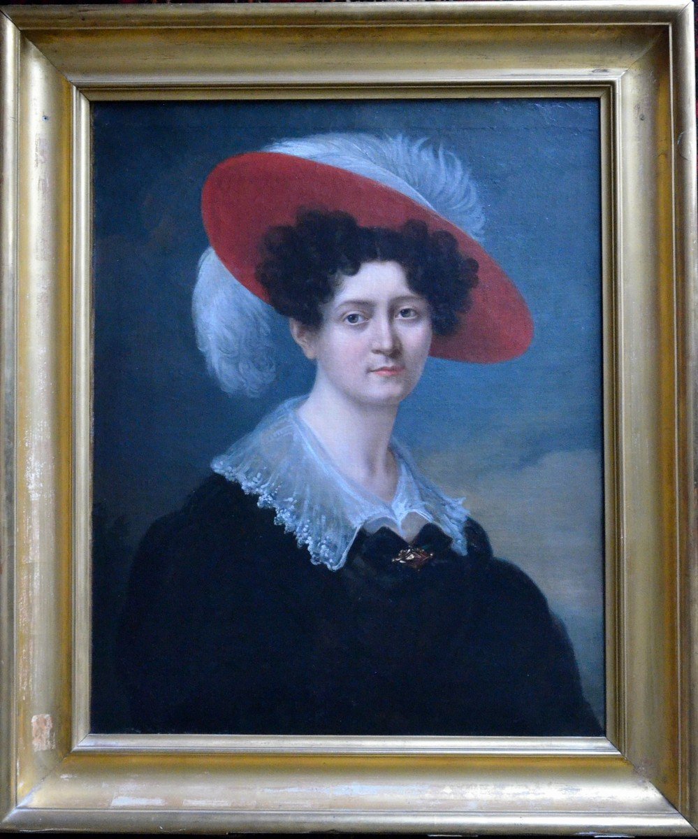 Portrait de la Marquise de Bourdeille (détail)-photo-2