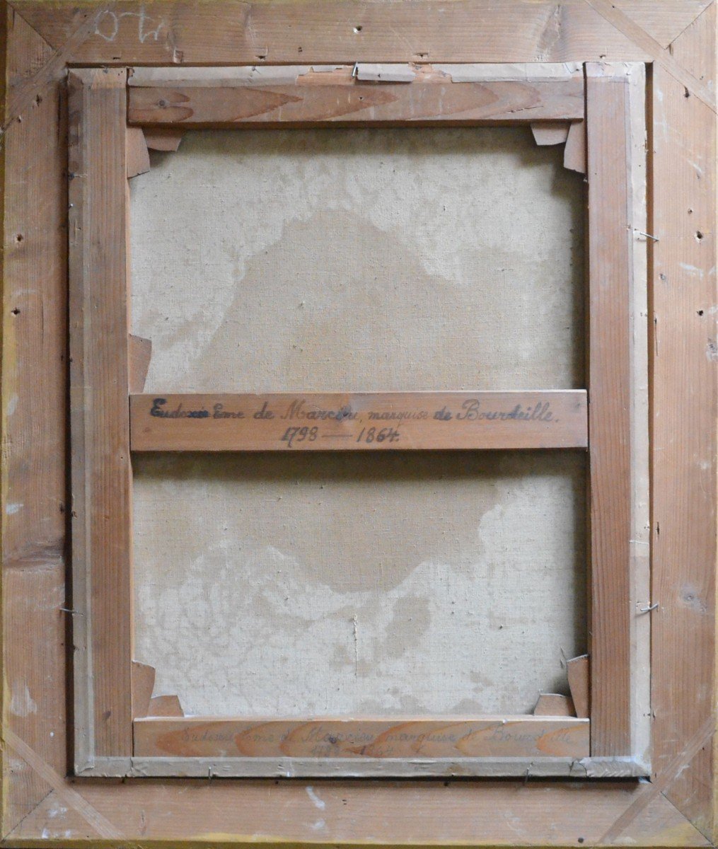 Portrait de la Marquise de Bourdeille (détail)-photo-1