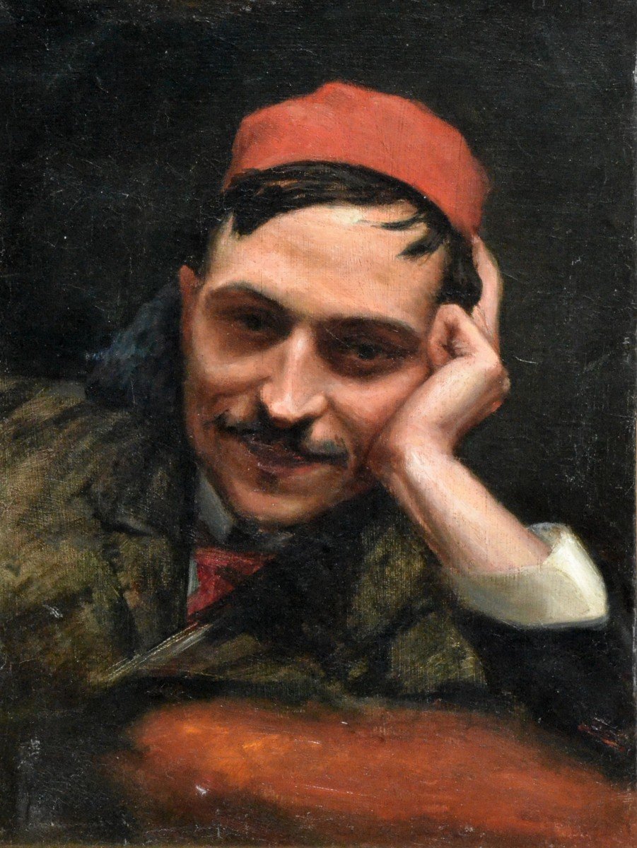 Portrait Of A Man In A Chechia (detail).-photo-3