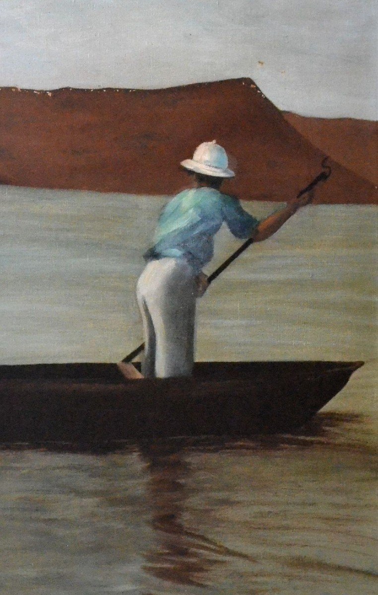 En barque sur le fleuve Congo.-photo-3