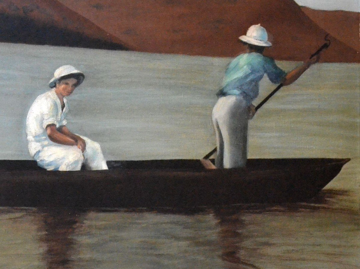 En barque sur le fleuve Congo.-photo-4