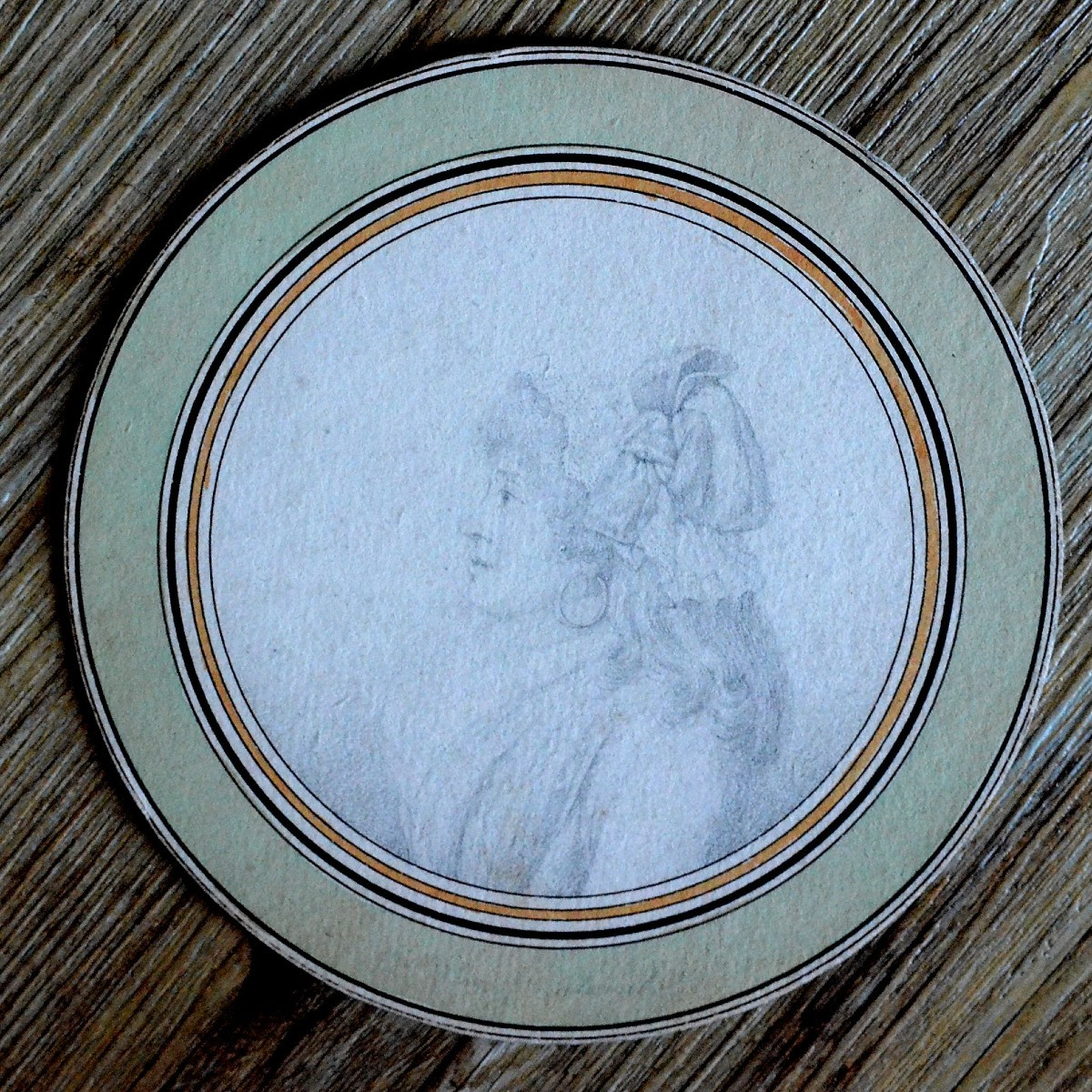 Set Of 12 18th Century Drawings.-photo-1