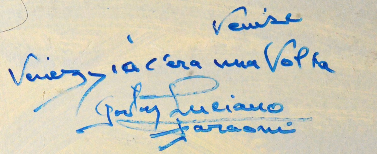 « Venise animée » Gaston-Luciano Faraoni.-photo-4