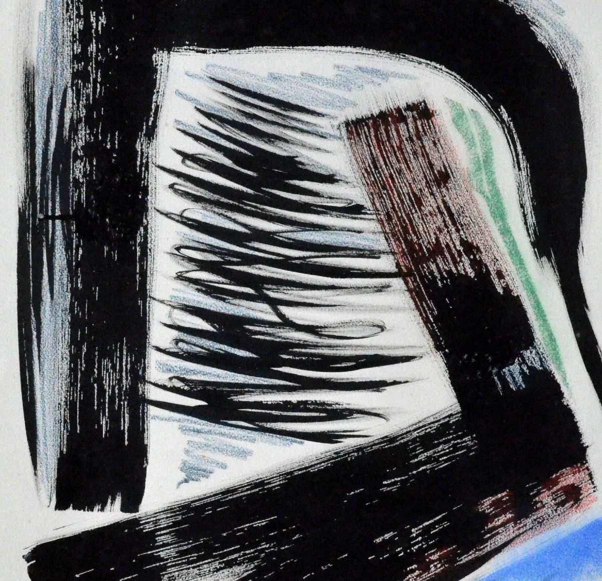 Grande abstraction années 50.-photo-4