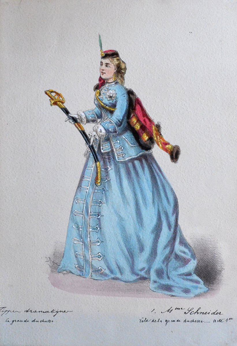 « Suite de 4 costumes de théâtre (2) » Jules Draner (1833 – 1926)-photo-2