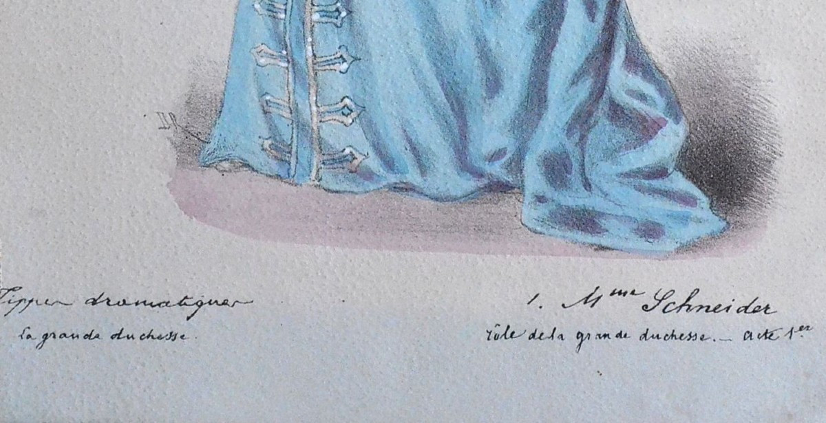 « Suite de 4 costumes de théâtre (2) » Jules Draner (1833 – 1926)-photo-4