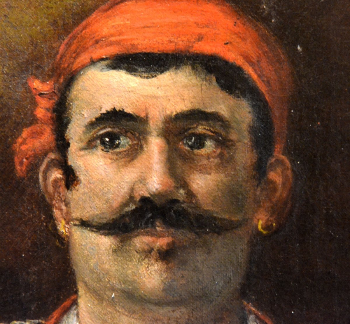 Homme au turban, à la moustache et à la boucle d’oreille.-photo-3