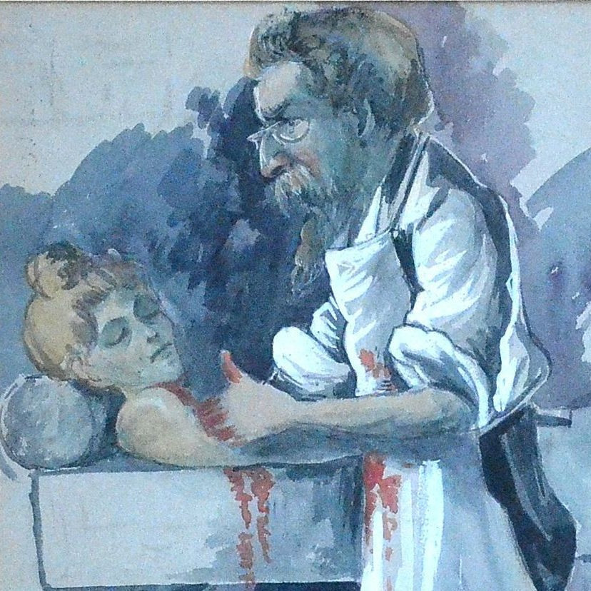 "the Forensic Pathologist In 1914." G. Cellier.-photo-3