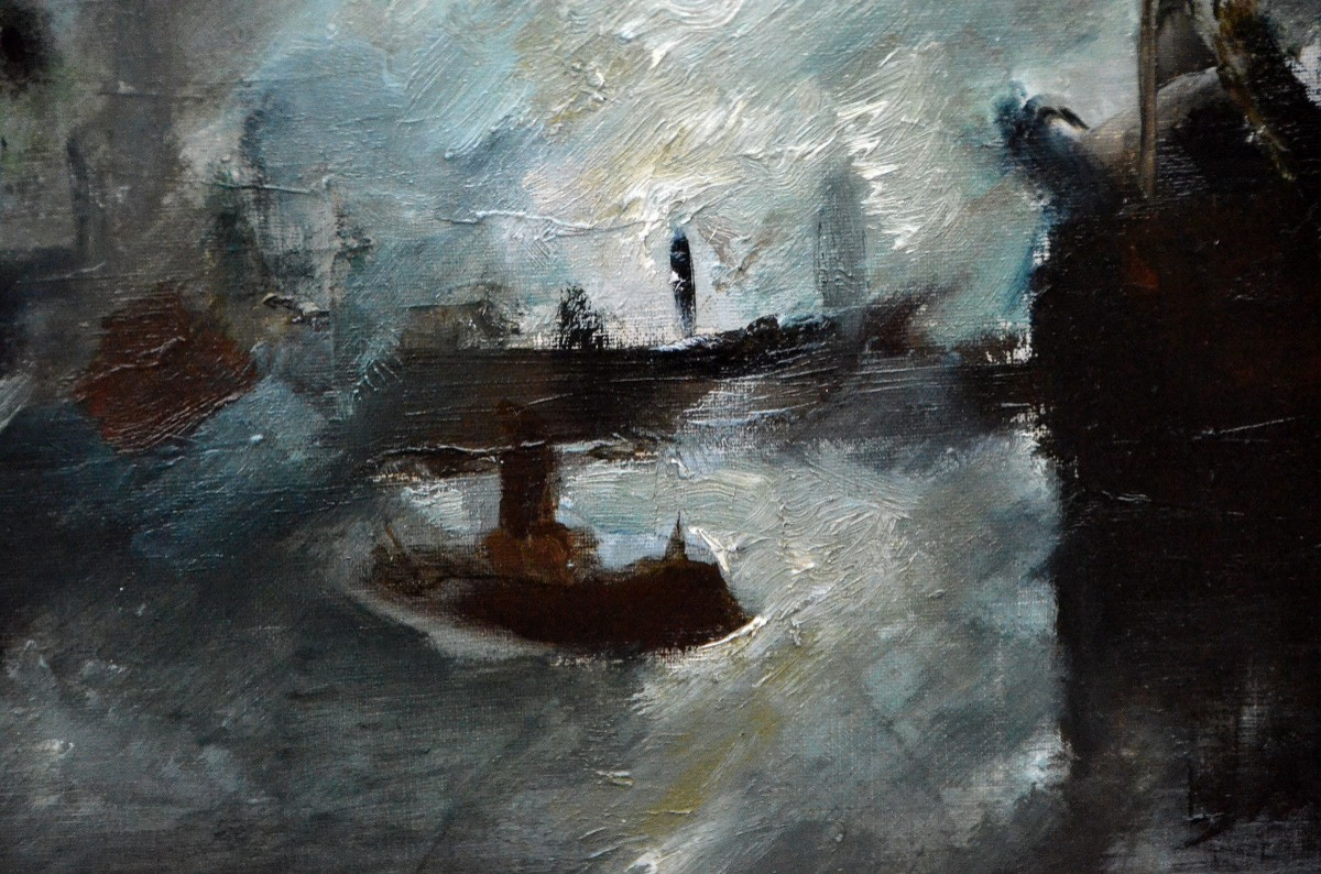 "the Sambre At Charleroi" By Pierre Paulus (1881 – 1959)-photo-3