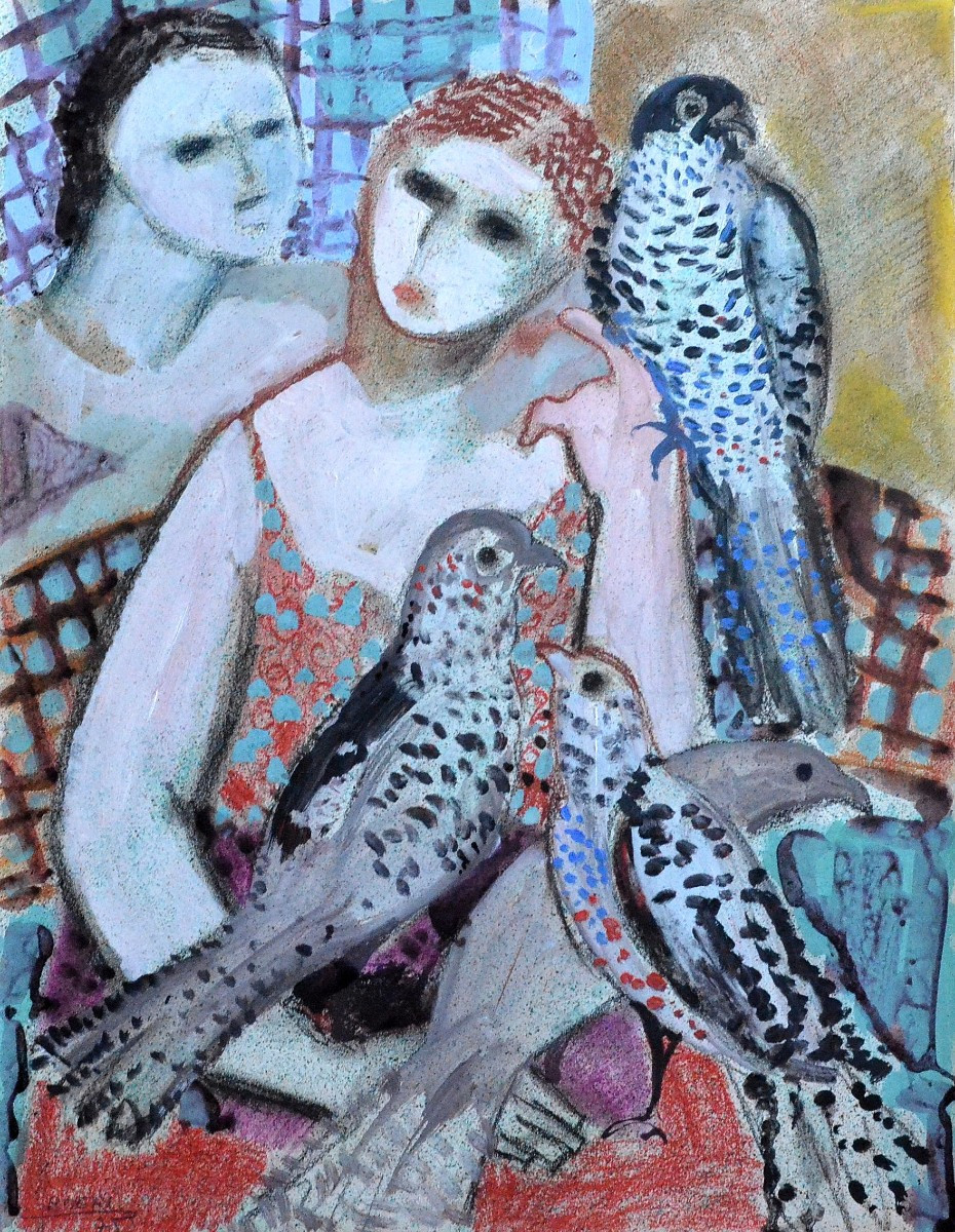 « Femmes aux oiseaux » Nadine Boeri-Vefour.