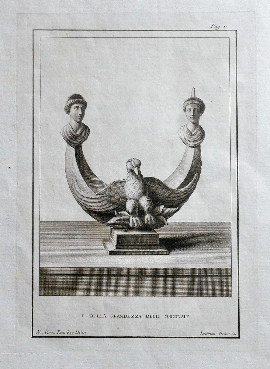 « Coupe romaine ». Gravure du XVIIIe siècle.