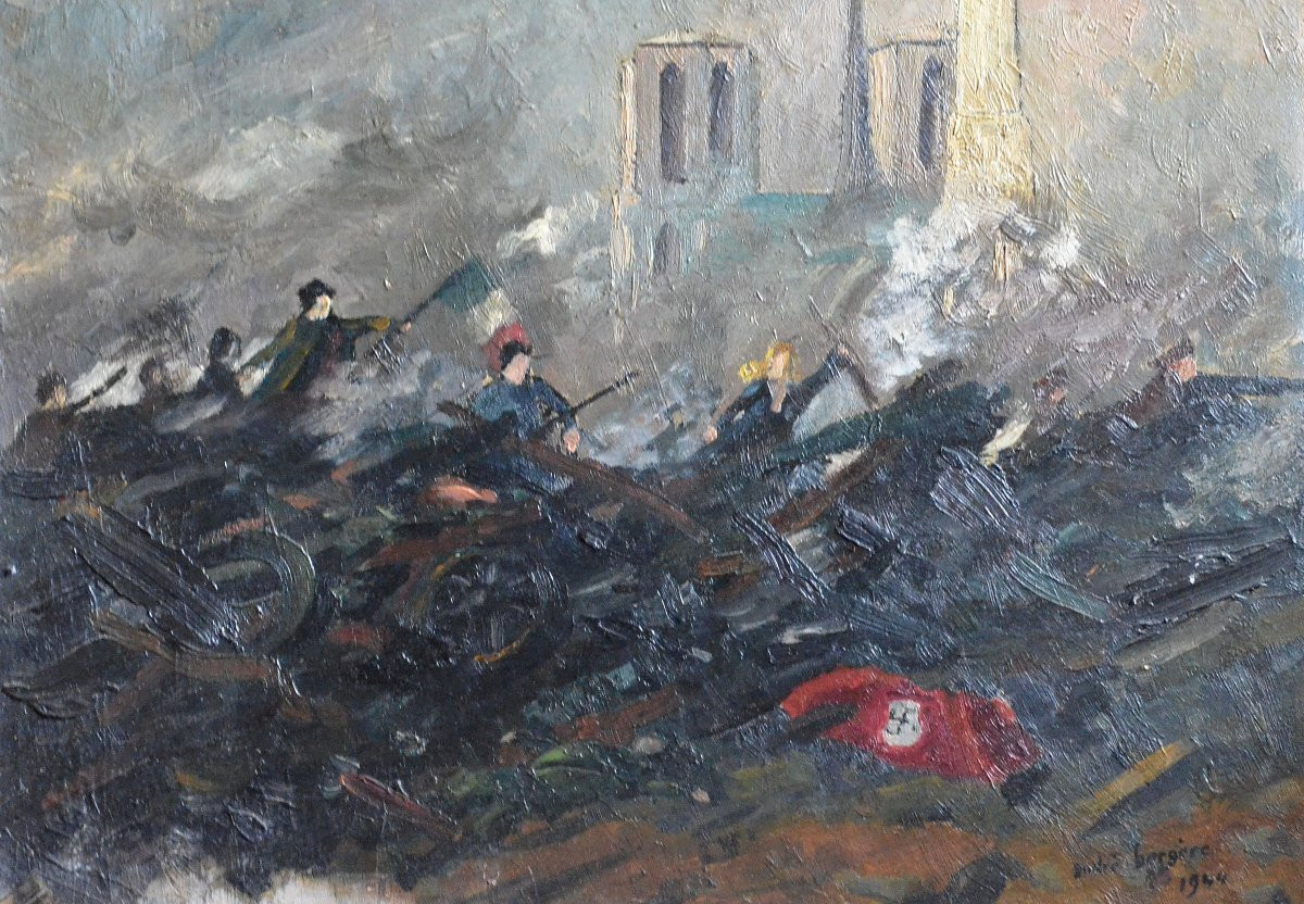 « La libération, 1944 » André Bergère.-photo-2