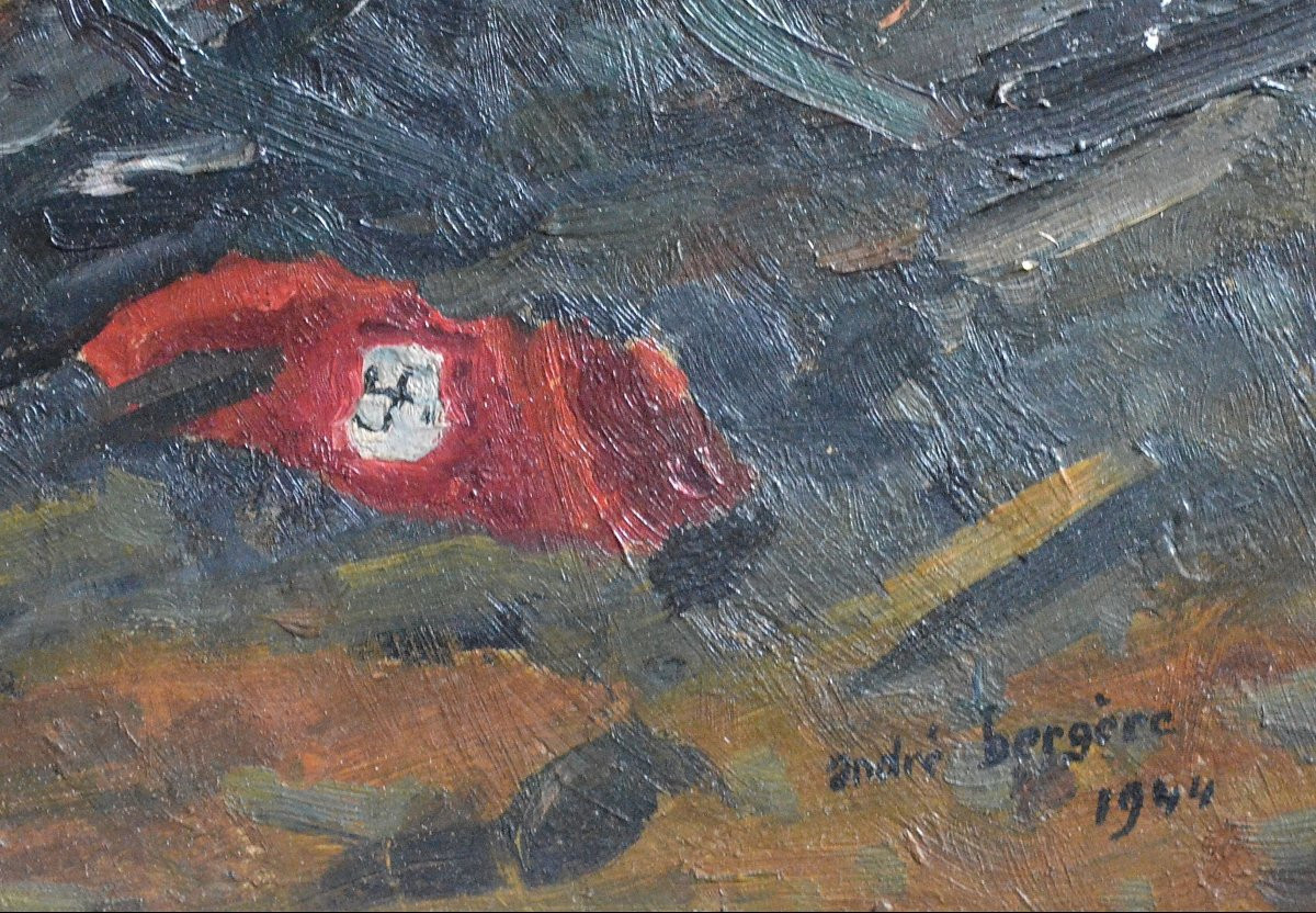 « La libération, 1944 » André Bergère.-photo-3
