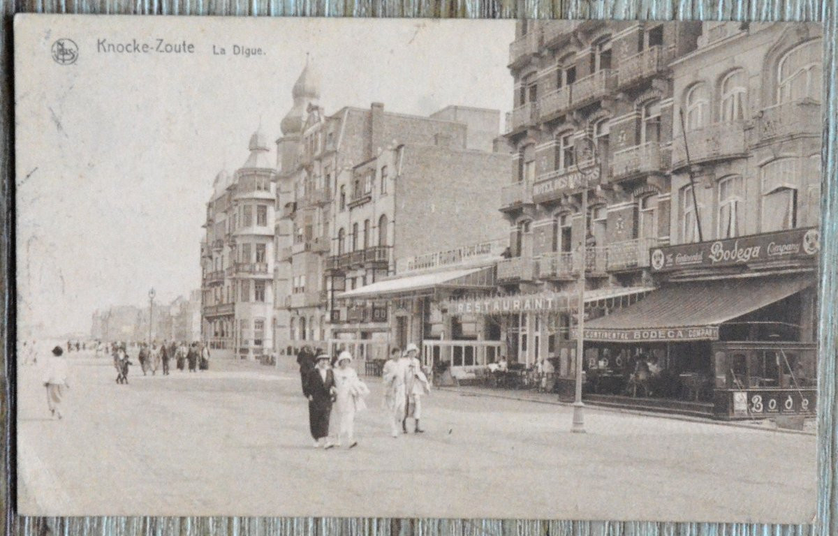 6 Views Of Knokke - Zoute Circa 1920/1930. The Beach-dyke.-photo-2