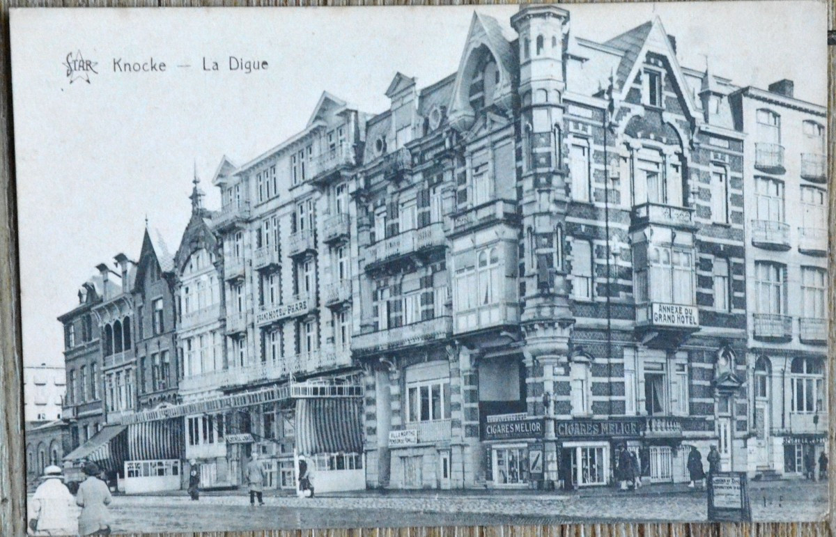 6 Views Of Knokke - Zoute Circa 1920/1930. The Beach-dyke.-photo-1
