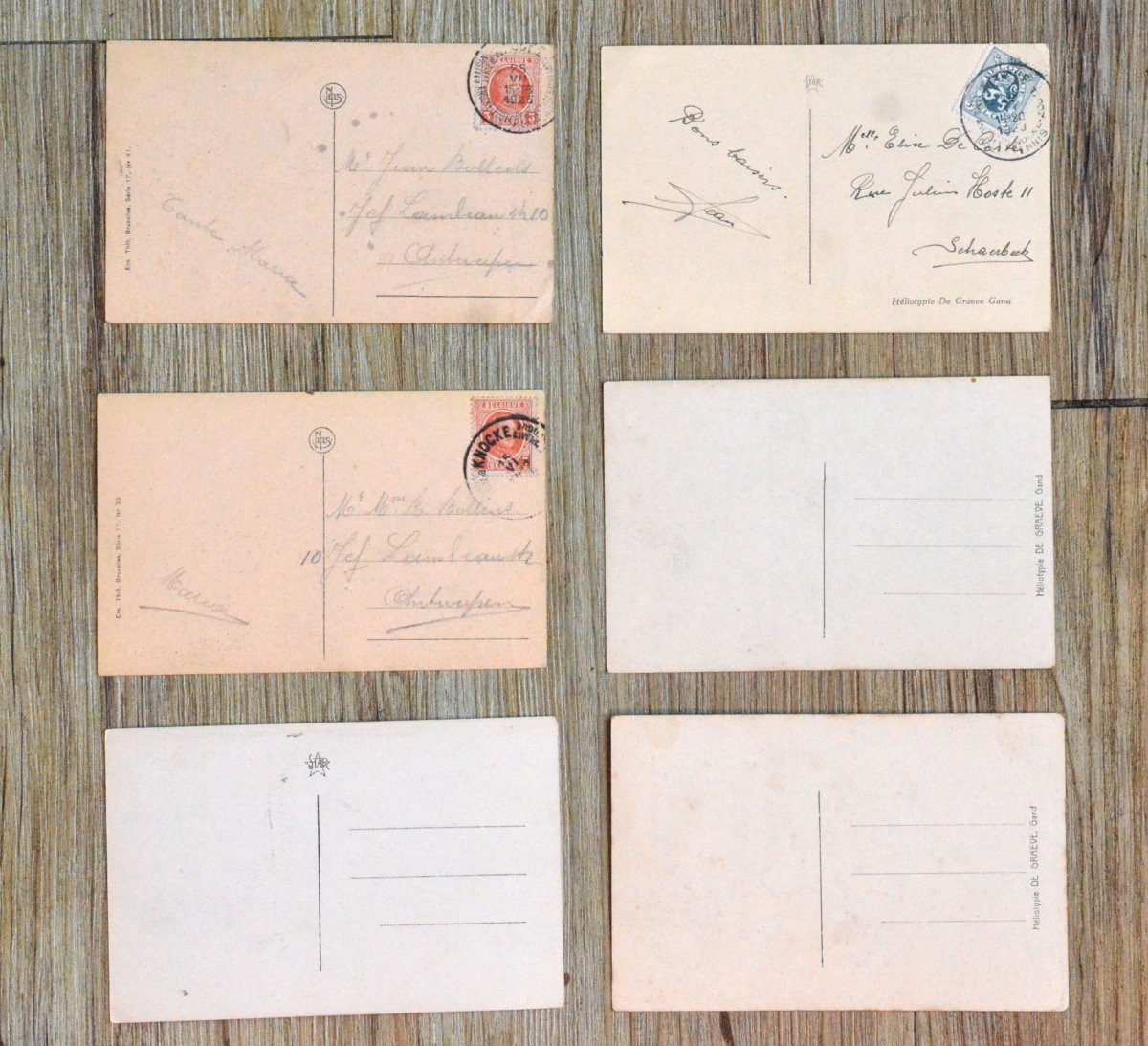 6 Views Of Knokke - Zoute Circa 1920/1930. The Beach-dyke.-photo-4