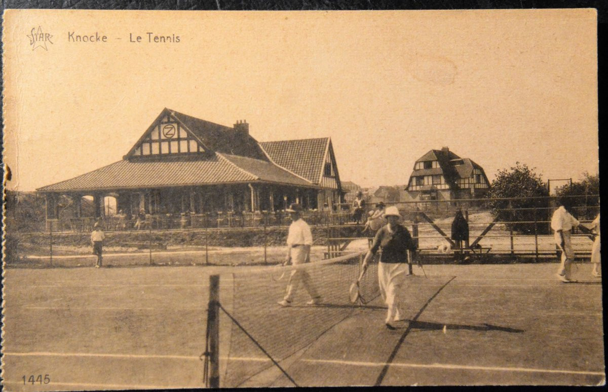 6 Views Of Knokke - Zoute Circa 1920/1930. Hotels-tennis- Place Albert.-photo-3