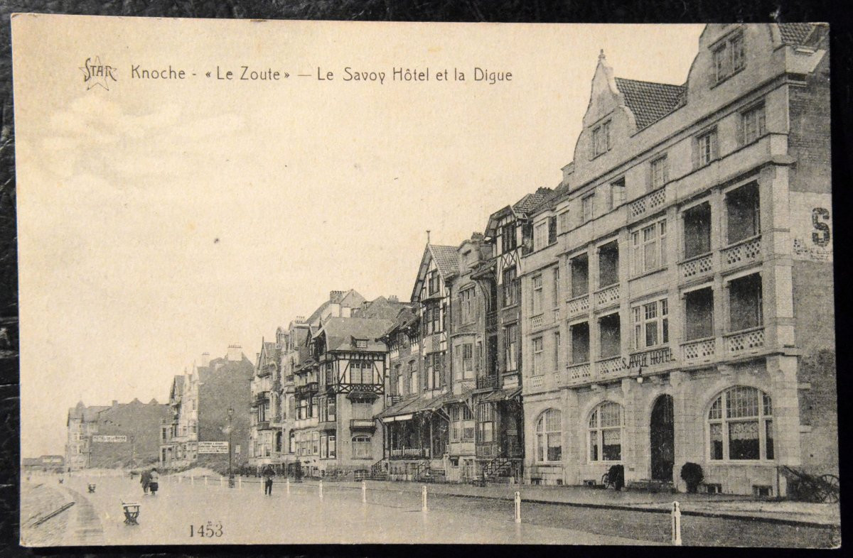 6 Views Of Knokke - Zoute Circa 1920/1930. Hotels-tennis- Place Albert.-photo-1