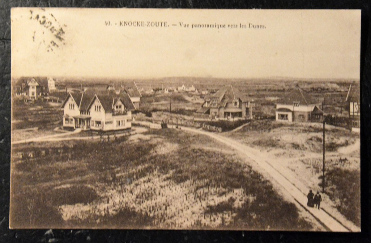 6 Views Of Knokke - Zoute Circa 1920/1930. Hotels-tennis- Place Albert.-photo-2