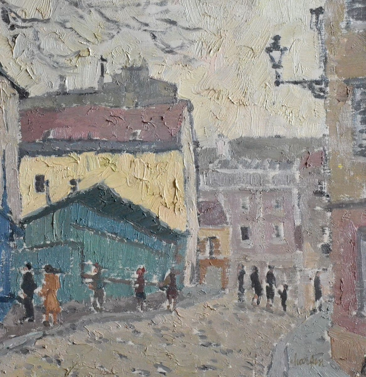 « Butte Montmartre en 1947 » Germaine Chardon (1891 – 1980)-photo-2