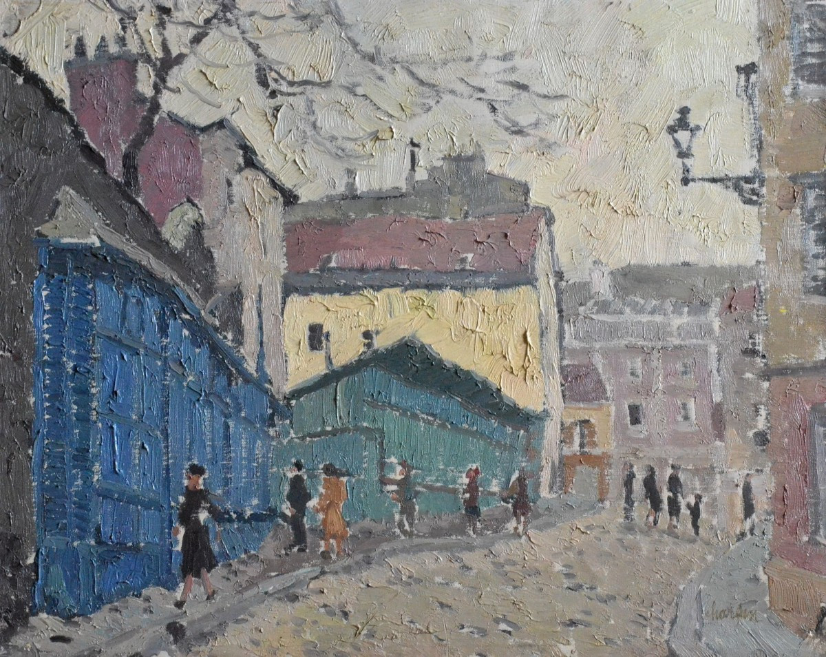 « Butte Montmartre en 1947 » Germaine Chardon (1891 – 1980)