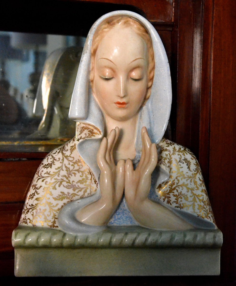 « Madone » par Guido Cacciapuoti (Naples 1892 – Milan 1953) 