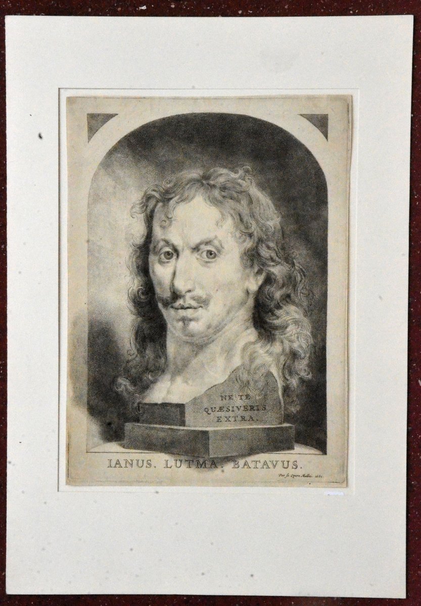 « Autoportrait 1681 » Johannes Lutma  le Jeune (1624 – 1685)-photo-2