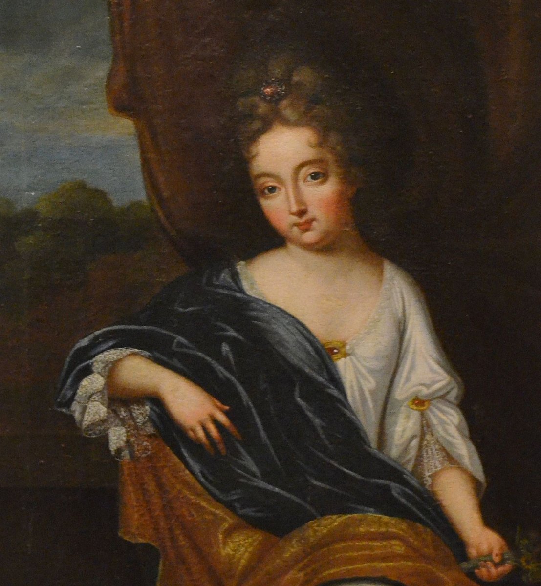 “portrait Of The Duchess Of Maine” Pierre Gobert.-photo-3