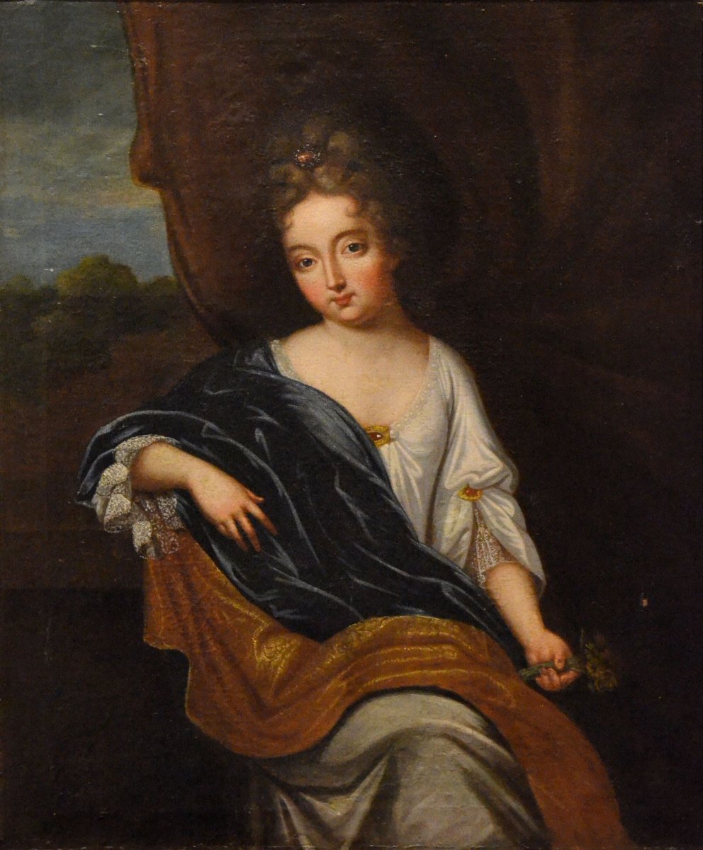 “portrait Of The Duchess Of Maine” Pierre Gobert.