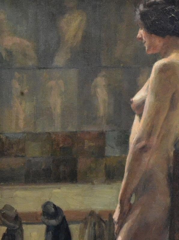 Naked Woman Academy (detail)-photo-3